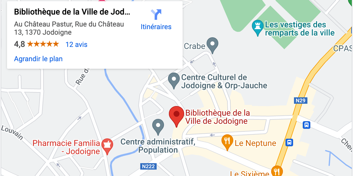 Map Bibliothèque